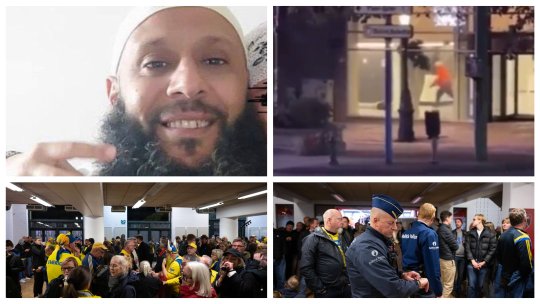 Teroristul a fost identificat, însă este încă în libertate. Toate detaliile cutremurătoare după ce un membru ISIS a ucis doi suporteri suedezi, în Bruxelles