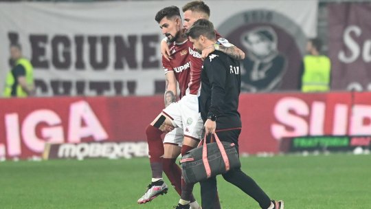 EXCLUSIV | OUT de la meciul cu FCSB. Diagnosticul primit de Claudiu Petrila după accidentarea suferită la Rapid - Universitatea Craiova