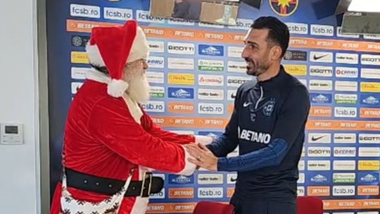 Charalambous, la braț cu Moș Crăciun înaintea duelului cu Poli: ”Ar fi o mare greșeală dacă am face asta”