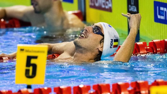 Inima lui Andrei Ungur bate românește. Medaliatul cu bronz la Campionatele Europene de înot în bazin scurt a fost la un pas de a se lăsa de înot!