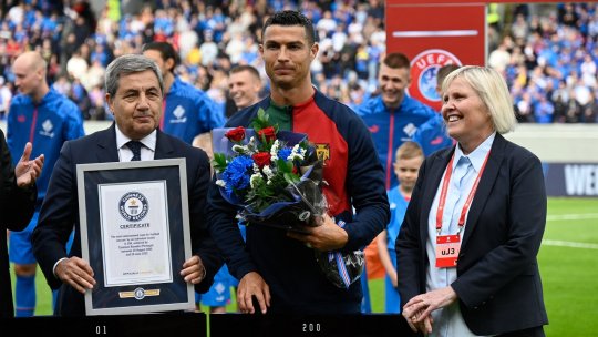 Bornă istorică atinsă de Cristiano Ronaldo! Recordul stabilit la meciul Islanda - Portugalia