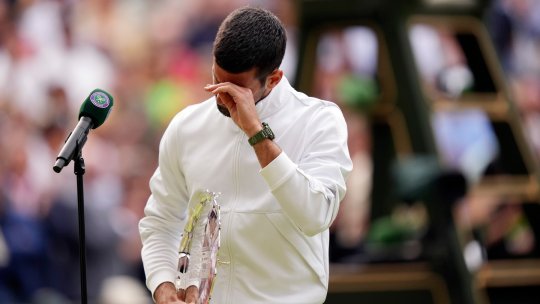 Djokovic, în lacrimi după finala de la Wimbledon. De ce a izbucnit în plâns campionul sârb