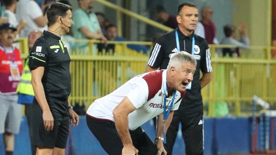 Concluziile lui Cristiano Bergodi după victoria categorică a Rapidului cu 'U' Cluj: "Trebuie să îmbunătățim multe lucruri"