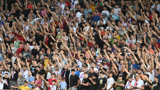 Partida dintre Oțelul și FCSB a depășit recordul de spectatori. Câți oameni au fost prezenți pe arena din Galați