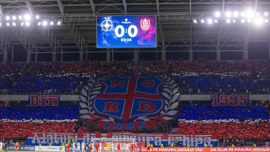 FOTO | Mesajul afișat de fanii FCSB-ului, atac direct la Universitatea Craiova și CSA Steaua. Bannerul care a apărut în Ghencea