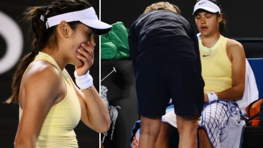 Imagini greu de privit cu Emma Răducanu la Austalian Open! A fost eliminată după un meci în care a suferit teribil, iar medicii i-au luat tensiunea pe teren