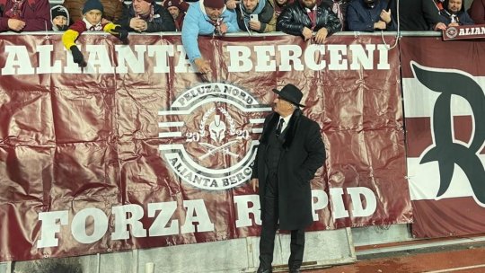 Apariție surpriză în Giulești, după victoria cu Dinamo! Imagini spectaculoase cu fostul patron al Rapidului
