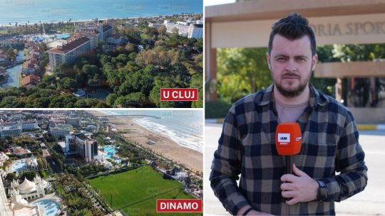 Prin Antalya, la înălțime! iAMsport.ro îți prezintă din dronă resorturile de 5 stele unde sunt cantonate cele 9 cluburi plecate în Turcia