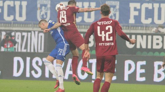 FCU Craiova - CFR Cluj 1-3. Victorie clară a ardelenilor în Bănie. CFR se apropie la 9 puncte de liderul FCSB