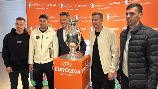 Trofeul EURO 2024 a ajuns în România. Coman, Bancu și Olaru și-au stabilit obiectivul pentru turneul final