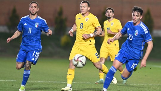 România U20, remiză cu Italia U20 în fața a peste 7000 de oameni la Târgoviște