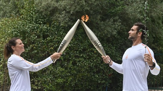 Flacăra olimpică a fost aprinsă! 101 zile până la ediția de la Paris
