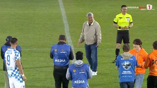 Mircea Lucescu, elogiat înainte de startul jocului Corvinul- CFR Cluj