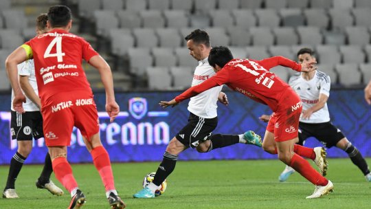 FC Hermannstadt – U Cluj 1-1. Oaspeții au egalat la ultima fază, grație unei execuții de vis a lui Daniel Popa