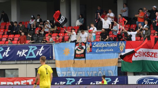 Alertă înainte de Dinamo - Csikszereda! Steagul Ținutului Secuiesc, interzis pe stadion. Jandarmeria dă vina pe Dinamo