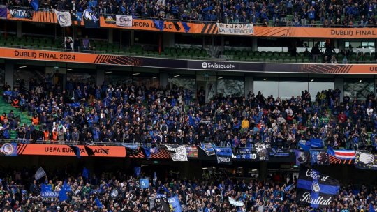 Atmosferă electrizantă înainte de Atalanta - Bayer Leverkusen, finala Europa League de la Dublin