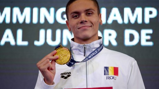 David Popovici, din nou campion european! Medalie de aur obținută de român la Belgrad