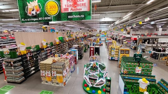 Meciul celor mai bune beri are loc la Marele Târg de Bere și Fotbal Auchan 2024: Startul partidei la cumpărături începe cu peste 300 de sortimente pentru toate gusturile (P)