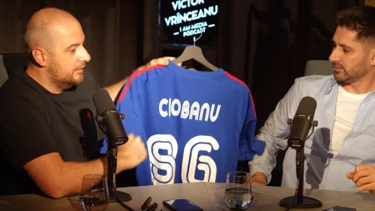”Cadou” special primit de Andrei Ciobanu, fan FCSB, la Super Podcastul iAMsport.ro: ”Îl porți sau îl arunci?”