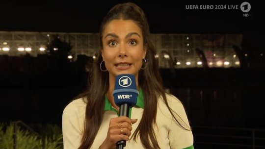 Ce a auzit o jurnalistă din baza Germaniei în timpul meciului dintre Georgia şi Spania