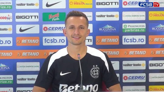 Marius Ştefănescu a spus motivul pentru care a ales-o pe FCSB: ”Mi-am dorit să fiu aici”
