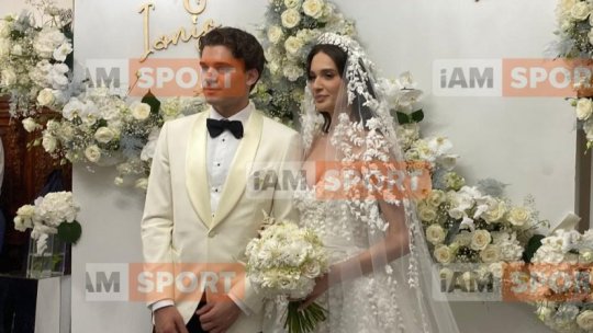 Nunta anului în România. EXCLUSIV | Primele poze cu Ianis Hagi și soția lui. Imagini spectaculoase