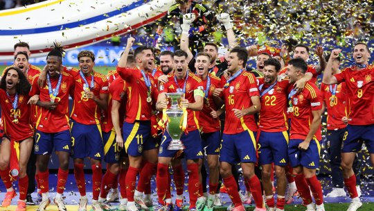 Spania, pentru a patra oară campioana Europei! Imagini de la decernarea trofeului Euro 2024