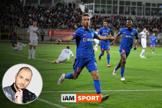 ”Emoții în Moldova”. Andrei Ciobanu scrie despre victoria chinuită a FCSB în fața lui FC Botoșani: ”Becali îmi aduce aminte de cum mă comportam când mă îndrăgosteam în liceu”