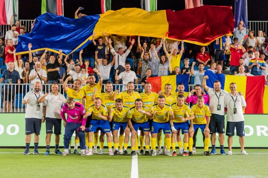 NEWS ALERT | România, calificare în finala Campionatului Mondial la minifotbal după o victorie categorică cu Ungaria