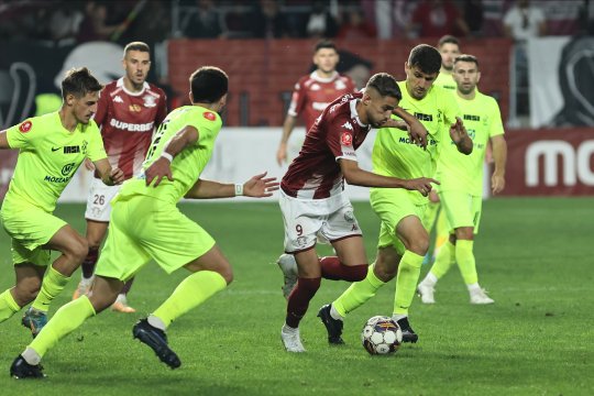 Rapid, echipa cu cel mai bun atac din țară. Giuleștenii au depășit FCSB, CFR Cluj și Universitatea Craiova