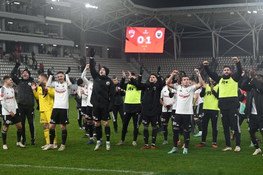 Statistică remarcabilă pentru ”U” Cluj! Performanța atinsă după victoria cu Dinamo