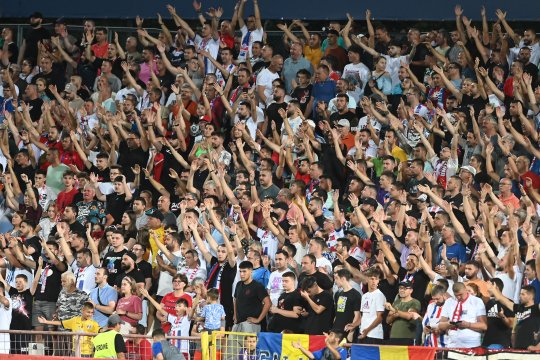 Partida dintre Oțelul și FCSB a depășit recordul de spectatori. Câți oameni au fost prezenți pe arena din Galați