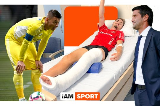 INTERVIU | Cum se mai simte Dragoș Iancu, după accidentarea ”horror” suferită. Fotbalistul a dezvăluit că a fost sunat de Cristi Chivu și a oferit detalii despre vizita lui Țicu la spital