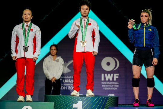 Mihaela Cambei a câștigat o medalie de bronz la Campionatele Mondiale de haltere