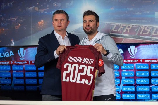Adrian Mutu s-a pus pe treabă la CFR Cluj. Antrenorul și-a setat deja obiectivele pentru restul sezonului: ”Este foarte greu”