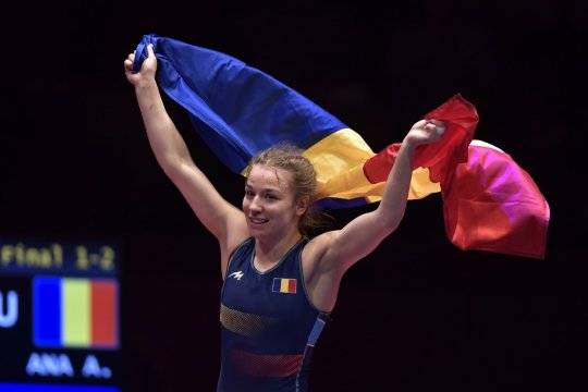 Performanță de vis! Andreea Ana, aur la Campionatele Europene de lupte de la București