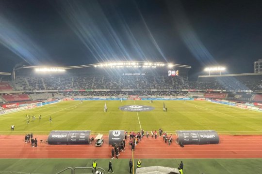Stadion aproape plin la meciul care închide etapa a 26-a. Câți oameni au venit să vadă pe viu U Cluj - FCSB