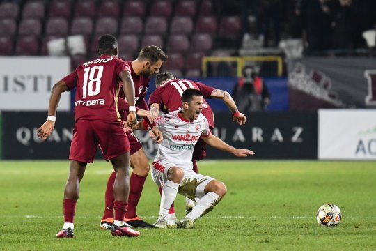 Căpitanul lui Dinamo reclamă arbitrajul după eșecul usturător de la Cluj: "A fost sigur fault. Ce avantaj?!"