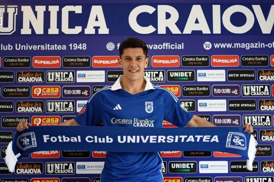 FCU Craiova 1948 a transferat un jucător: ”Îi dorim cât mai multe reușite”