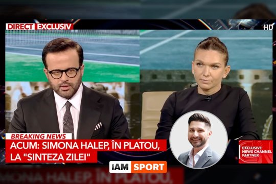 Victor Vrînceanu: Simona Halep a ales să meargă la Antena 3 pentru că sportivii români vor să fie cântați, nu întrebați. La fel se întâmplă cu Hagi sau Lucescu