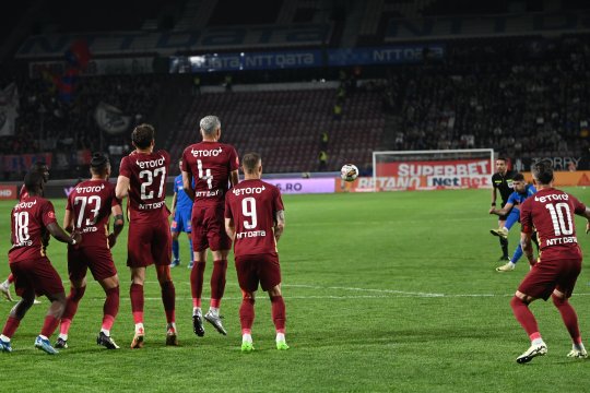 CFR Cluj - FCSB 0-1. Victorie crucială pentru oaspeți, care se apropie de câștigarea titlului