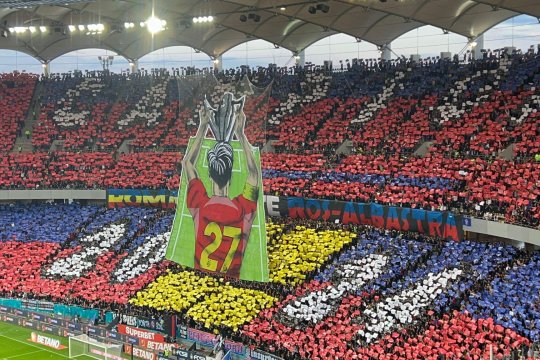 Apariția care a atras toate privirile la FCSB - CFR Cluj. Între 55.000 de spectatori, l-a "eclipsat" pe Gigi Becali