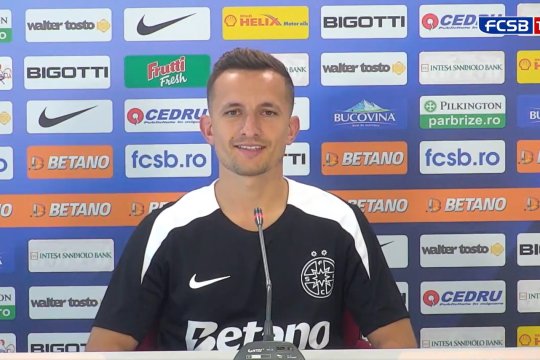 Primele declarații ale lui Marius Ștefănescu de la venirea la FCSB: ”Când campioana României te dorește nu ai altceva în cap”