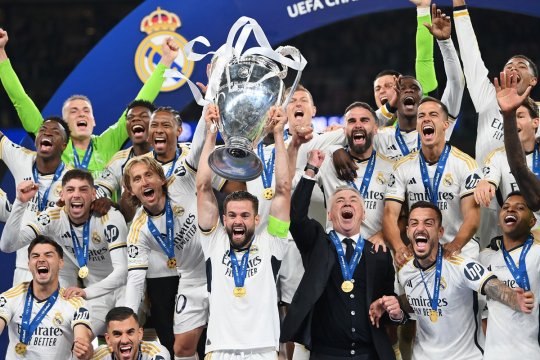 ”Fiesta” pe Wembley după al 15-lea triumf în Champions League al celor de la Real Madrid! Imagini de la sărbătoarea campioanei Europei