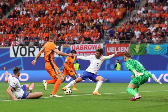 Olanda - Franța, ACUM, pe iAMsport.ro. Dramatism la Leipzig. Griezmann ratează ocazii uriașe, olandezii au un gol anulat
