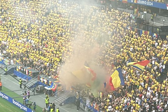 Atmosferă de senzație la Frankfurt creată de fanii români. Comentatorul Radio BBC a fost uimit