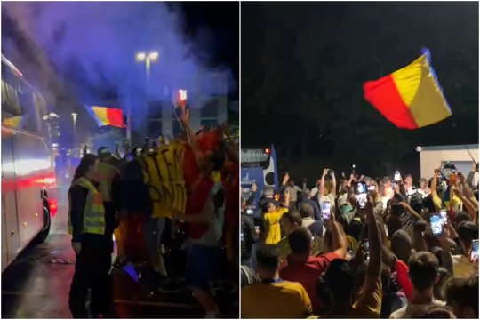 Primire ”incendiară” pentru jucătorii României, după remiza cu Slovacia! Cum i-au întâmpinat fanii pe ”tricolori” la hotel + Reacția fabuloasă a acestora