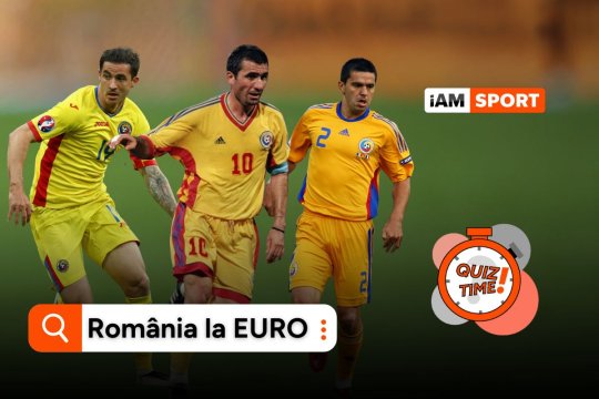 România revine la Euro după o pauză de 8 ani. Intră în provocarea iAMsport și vezi cât de bine cunoști parcursul naționalei la precedentele turnee finale