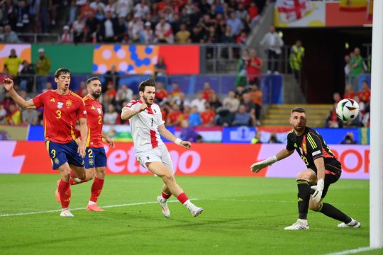 Spania - Georgia 1-1, ACUM pe iAMsport.ro. Rodri restabilește egalitatea cu un șut de la marginea careului