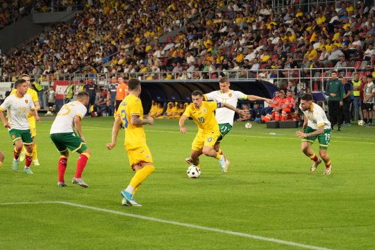 România - Bulgaria 0-0. Prestație modestă a ”tricolorilor”, împotriva unei naționale care a învins doar Tanzania în ultimul an și jumătate! Man a ratat un penalty